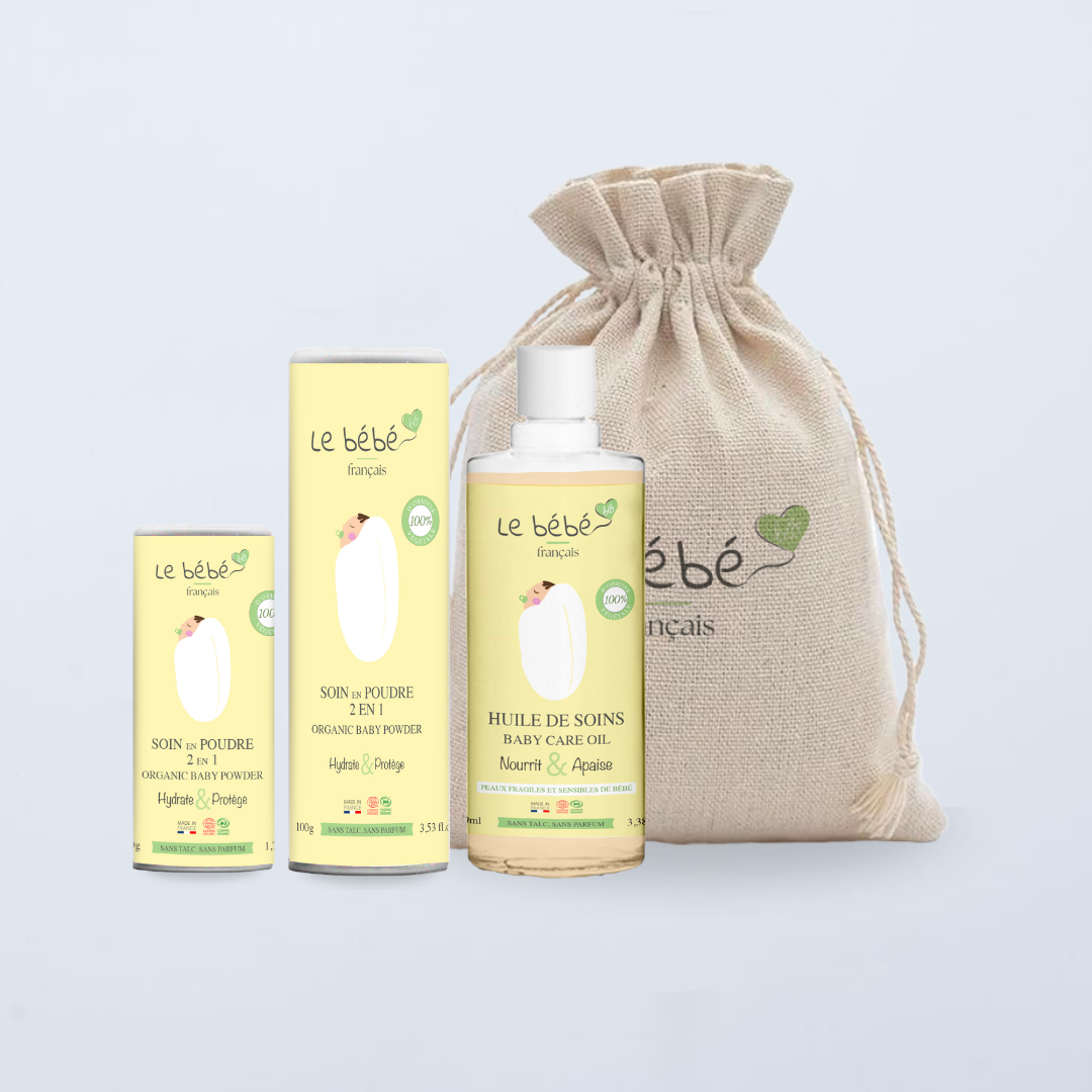 Coffret Cadeau Naissance – Soins Bébé Bio