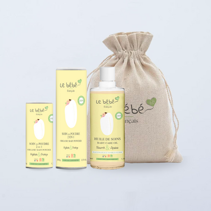 Coffret Cadeau Naissance – Soins Bébé Bio