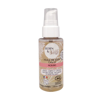Huile de Soin au Ricin Certifiée Bio – Visage, Corps & Cheveux