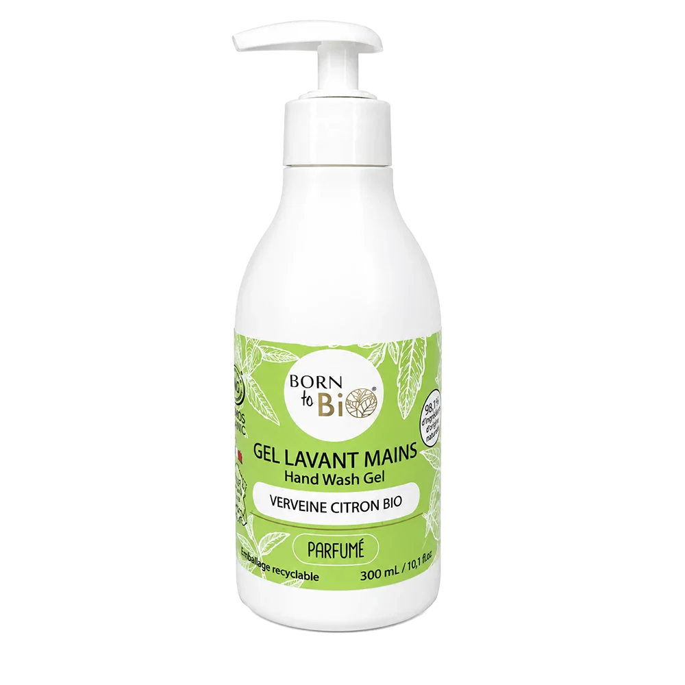 Gel Lavant Mains Verveine & Citron Certifié Bio – Fraîcheur & Douceur Born to Bio