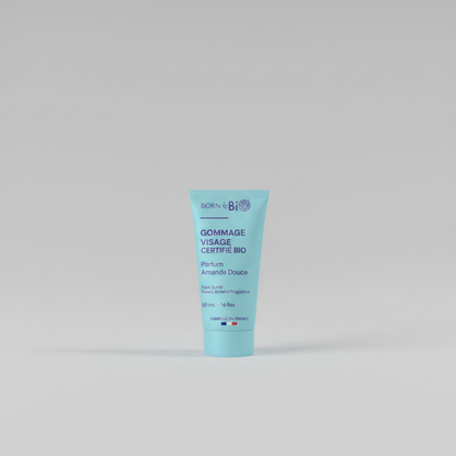 Gommage Visage à l’Amande Douce Certifié Bio – Exfoliant Doux