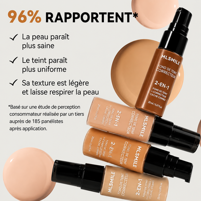 Fond de Teint Crème Matifiant BB Cream – Couvrance Totale, Waterproof & Longue Tenue