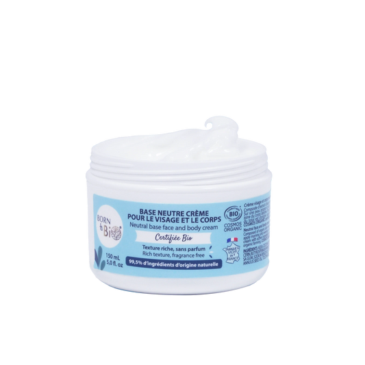 Crème Base Neutre Certifiée Bio – Visage & Corps