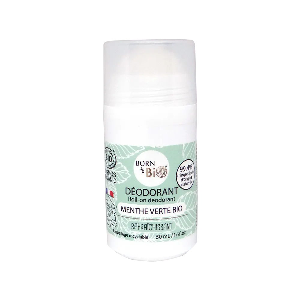 Déodorant à la Menthe Verte Certifié Bio – Fraîcheur Naturelle