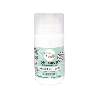 Déodorant à la Menthe Verte Certifié Bio – Fraîcheur Naturelle
