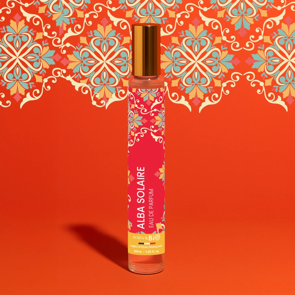 Alba Solaire – Eau de Parfum Bio 30ml – Floral Poudré & Ambré | Born to Bio