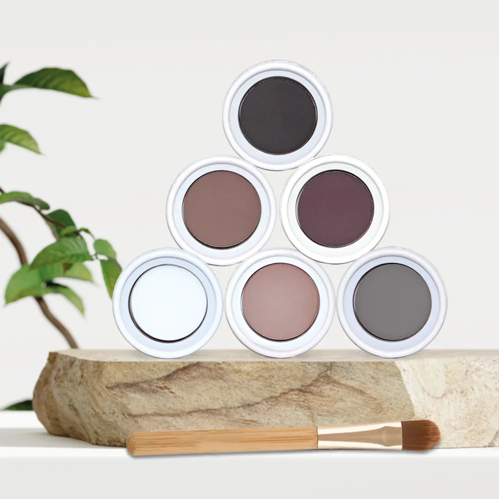 Ombres à Paupières Certifiées Bio – 6 Teintes Naturelles