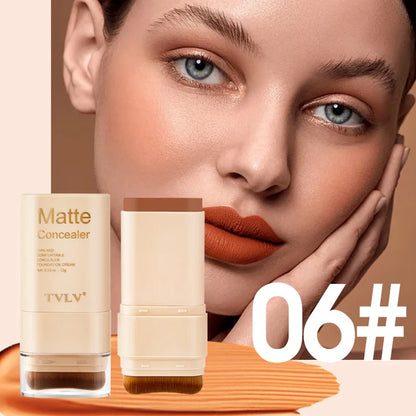 Fond de Teint Stick Correcteur Double Tête – 9 Teintes, Waterproof & Longue Tenue