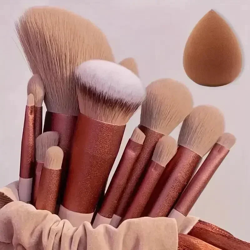 Ensemble de Pinceaux Maquillage Professionnel – Doux & Moelleux
