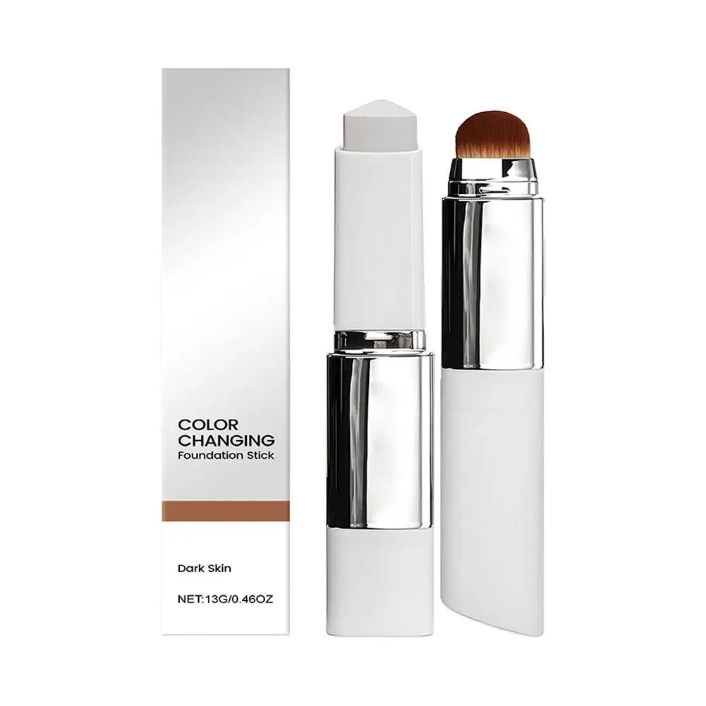 Stick Fond de Teint 2-en-1 Changeant de Couleur – Léger, Hydratant & Lumineux, Tous Types de Peau