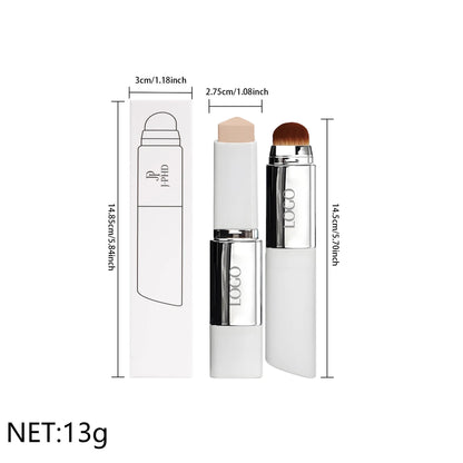 Fond de Teint Stick 2-en-1 à Embout Pinceau – Léger, Hydratant & Longue Tenue, Tous Types de Peau