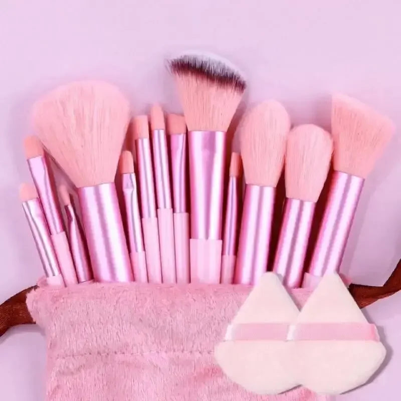 Ensemble de Pinceaux Maquillage Professionnel – Doux & Moelleux