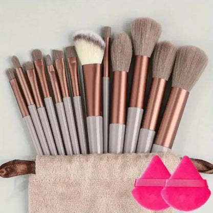 Ensemble de Pinceaux Maquillage Professionnel – Doux & Moelleux