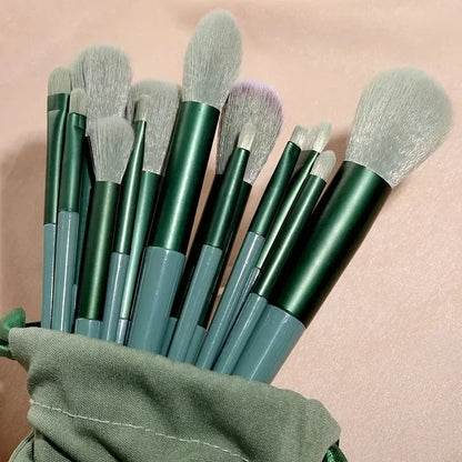 Kit Pinceaux Maquillage Professionnel – 13 ou 22 Pièces, Poils Synthétiques Doux