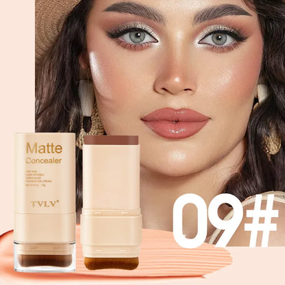 Fond de Teint Stick Correcteur Double Tête – 9 Teintes, Waterproof & Longue Tenue