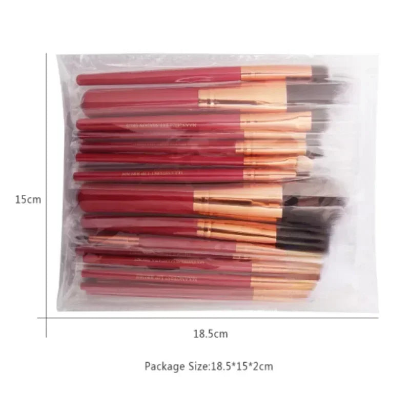 Kit Pinceaux Maquillage Professionnel – 13 ou 22 Pièces, Poils Synthétiques Doux