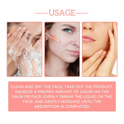 Sérum Visage 5 en 1 à l'Acide Hyaluronique Jaysuing 30ml – Hydratant, Anti-Âge, Éclat & Pores Resserrés