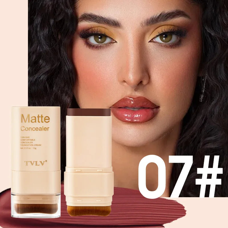 Fond de Teint Stick Correcteur Double Tête – 9 Teintes, Waterproof & Longue Tenue