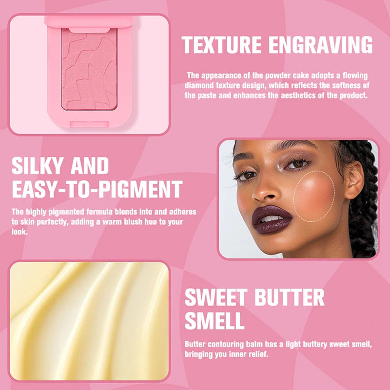 Poudre Blush Bronzant & Contouring — Fini Mat Beurré
