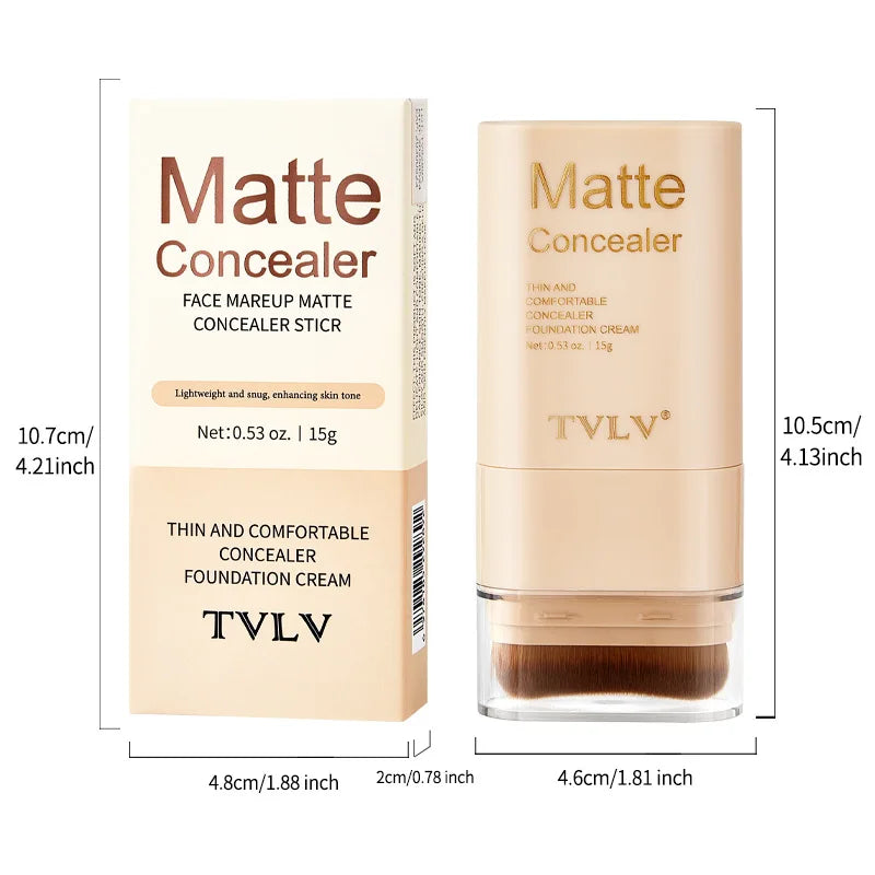 Fond de Teint Stick Correcteur Double Tête – 9 Teintes, Waterproof & Longue Tenue