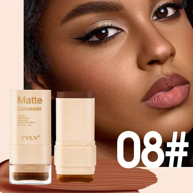 Fond de Teint Stick Correcteur Double Tête – 9 Teintes, Waterproof & Longue Tenue