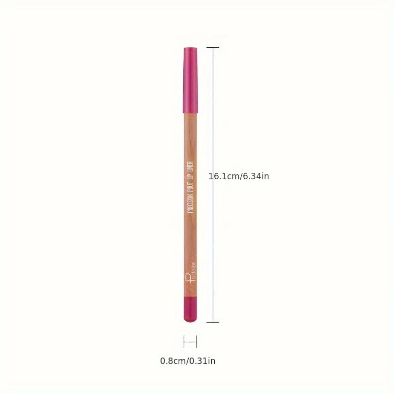Crayon à Lèvres Mat Waterproof – Longue Tenue, Non-Collant, 24 Teintes