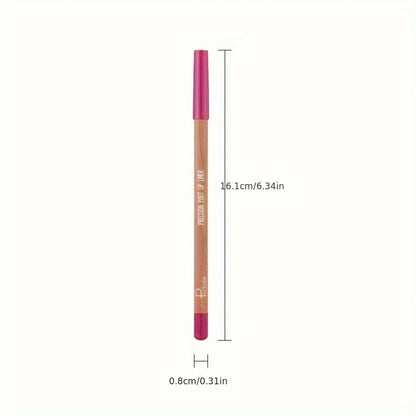 Crayon à Lèvres Mat Waterproof – Longue Tenue, Non-Collant, 24 Teintes