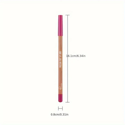 Crayon à Lèvres Mat Waterproof – Longue Tenue, Non-Collant, 24 Teintes