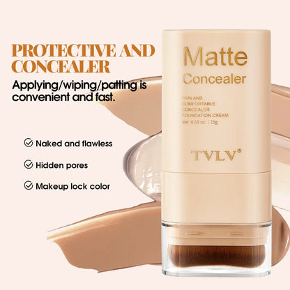 Fond de Teint Stick Correcteur Double Tête – 9 Teintes, Waterproof & Longue Tenue
