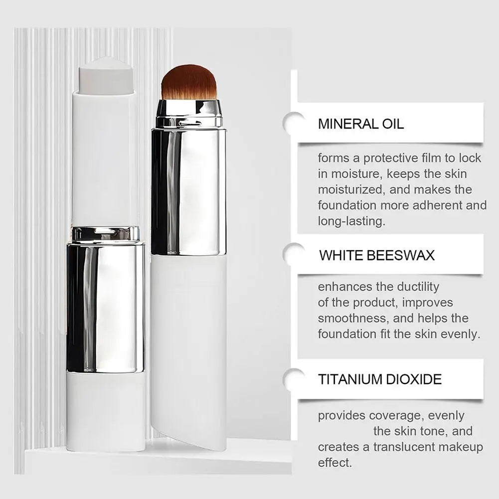 Stick Fond de Teint 2-en-1 Changeant de Couleur – Léger, Hydratant & Lumineux, Tous Types de Peau