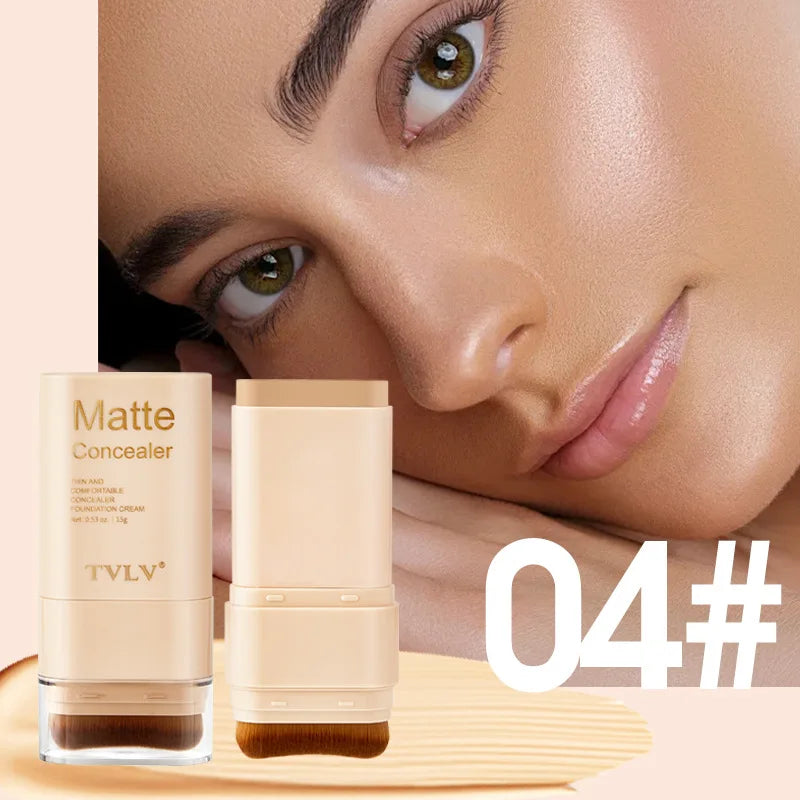 Fond de Teint Stick Correcteur Double Tête – 9 Teintes, Waterproof & Longue Tenue