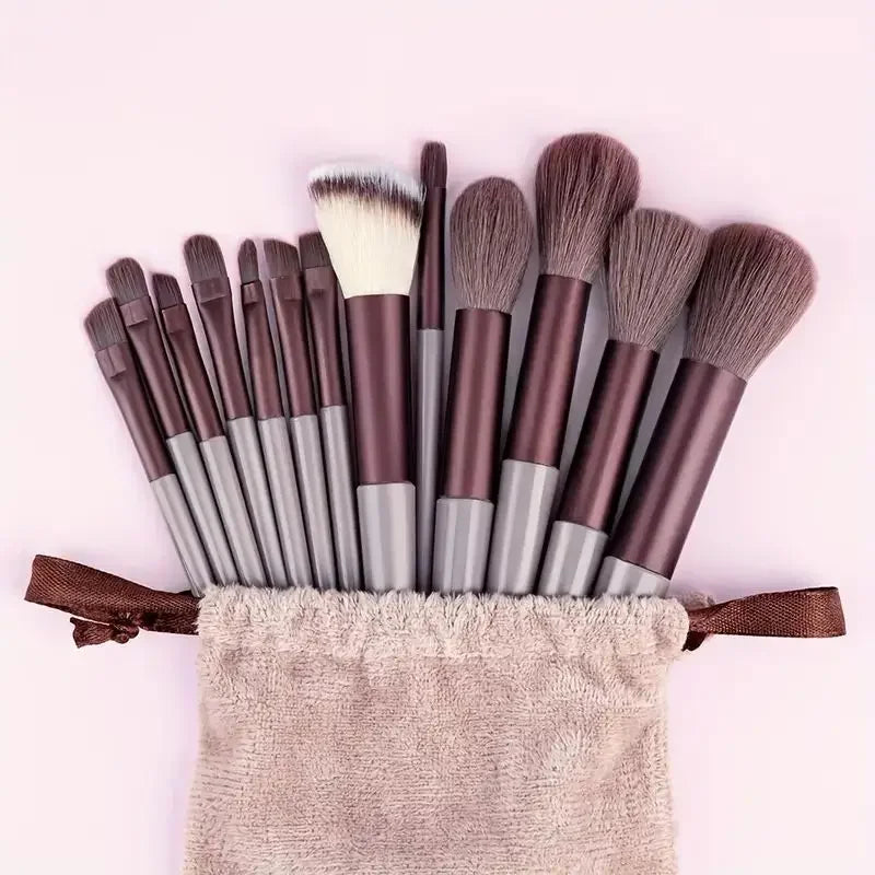 Ensemble de Pinceaux Maquillage Professionnel – Doux & Moelleux