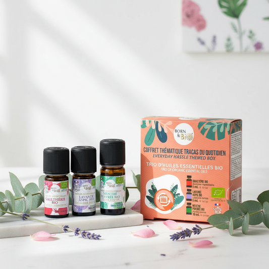 Coffret Huiles Essentielles Bio – Mise en situation