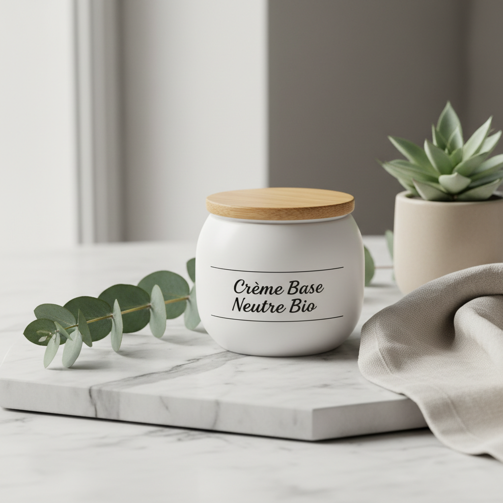 Crème Base Neutre Bio - Marbre et eucalyptus