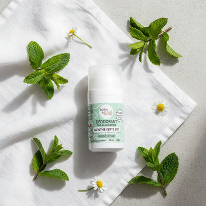 Déodorant Menthe Verte Bio - Flat lay