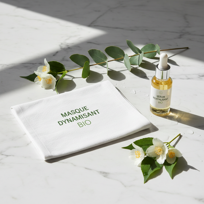 Masque Dynamisant Bio - Marbre et fleurs