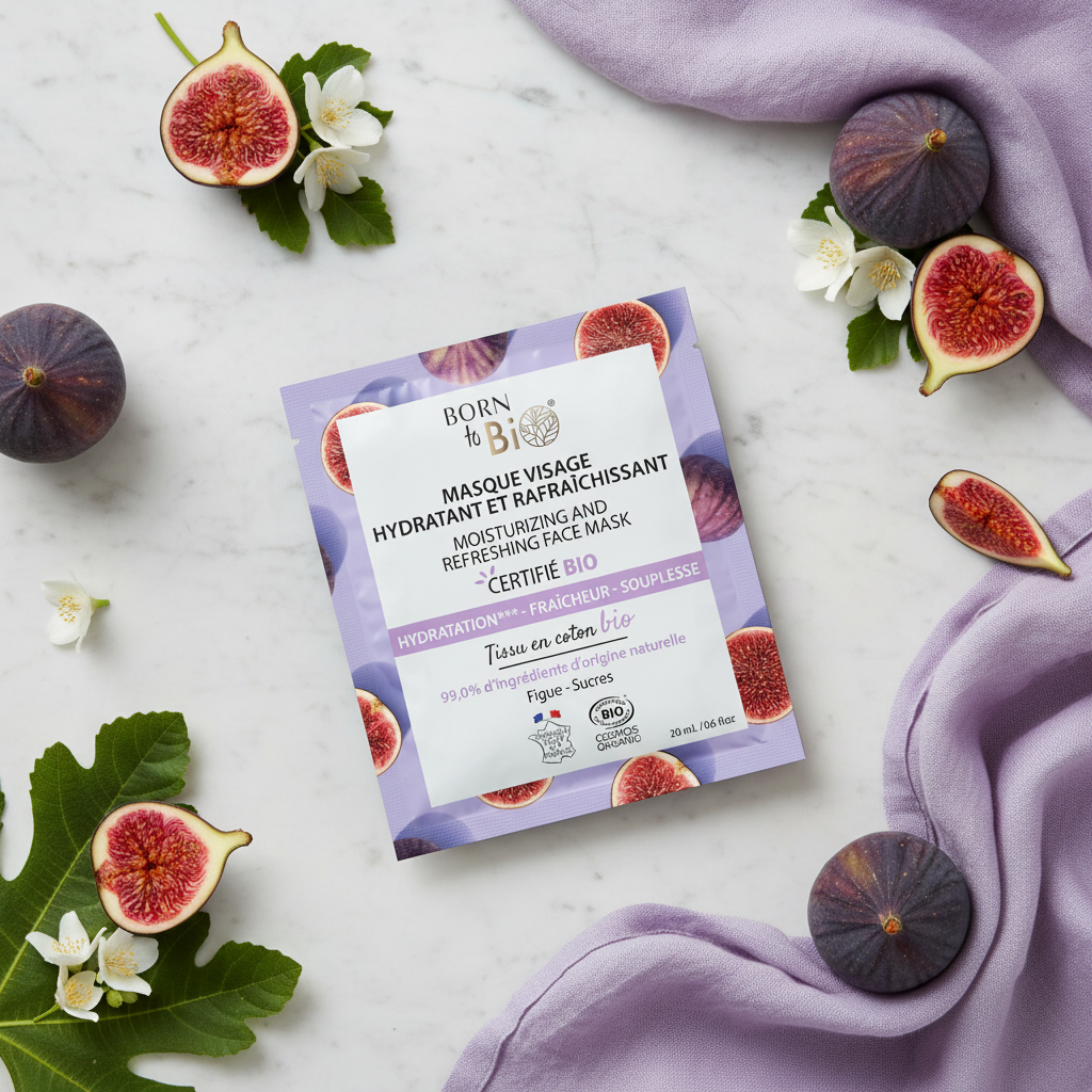 Masque Visage Hydratant – mise en scène