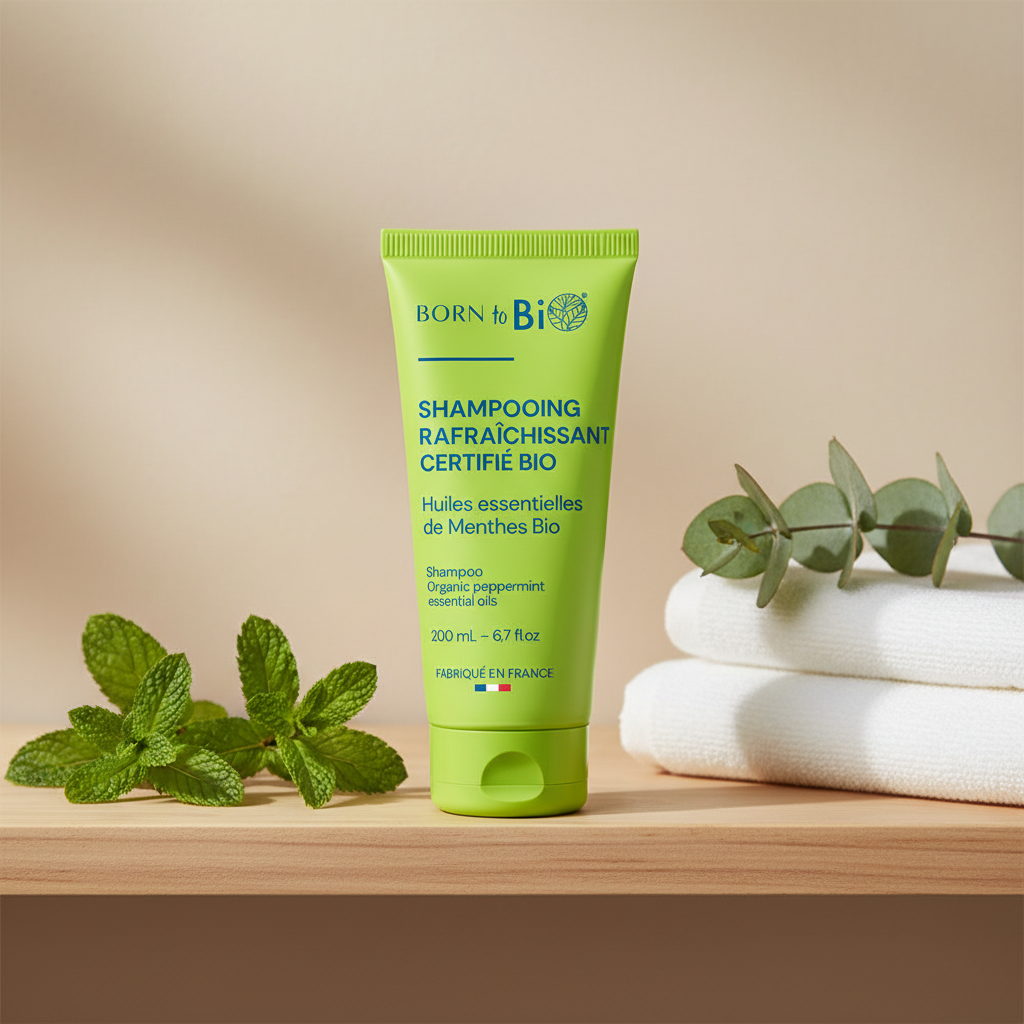 Shampooing Menthe Verte Bio - Lifestyle